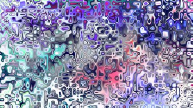 Yumuşak mor ve pembe tonlara sahip soyut organik hücresel doku, sıvı mozaik desen ve rüya gibi dijital yüzey