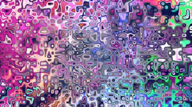 Yumuşak mor ve pembe tonlara sahip soyut organik hücresel doku, sıvı mozaik desen ve rüya gibi dijital yüzey