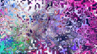 Yumuşak mor ve pembe tonlara sahip soyut organik hücresel doku, sıvı mozaik desen ve rüya gibi dijital yüzey