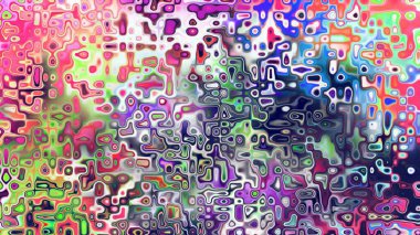 Yumuşak mor ve pembe tonlara sahip soyut organik hücresel doku, sıvı mozaik desen ve rüya gibi dijital yüzey