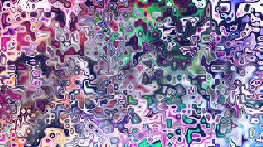 Yumuşak mor ve pembe tonlara sahip soyut organik hücresel doku, sıvı mozaik desen ve rüya gibi dijital yüzey