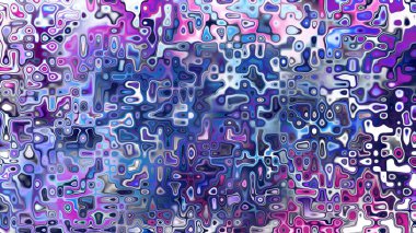 Yumuşak mor ve pembe tonlara sahip soyut organik hücresel doku, sıvı mozaik desen ve rüya gibi dijital yüzey