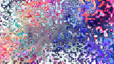 Yumuşak mor ve pembe tonlara sahip soyut organik hücresel doku, sıvı mozaik desen ve rüya gibi dijital yüzey