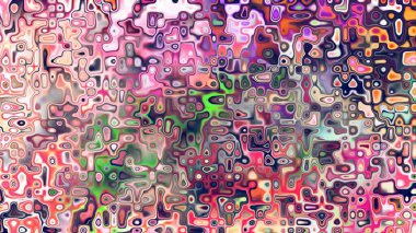 Yumuşak mor ve pembe tonlara sahip soyut organik hücresel doku, sıvı mozaik desen ve rüya gibi dijital yüzey