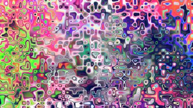 Yumuşak mor ve pembe tonlara sahip soyut organik hücresel doku, sıvı mozaik desen ve rüya gibi dijital yüzey