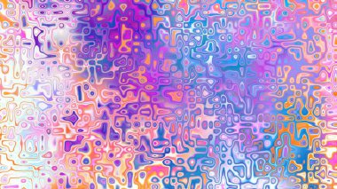 Yumuşak mor ve pembe tonlara sahip soyut organik hücresel doku, sıvı mozaik desen ve rüya gibi dijital yüzey