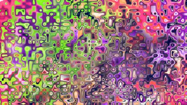 Yumuşak mor ve pembe tonlara sahip soyut organik hücresel doku, sıvı mozaik desen ve rüya gibi dijital yüzey