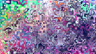 Yumuşak mor ve pembe tonlara sahip soyut organik hücresel doku, sıvı mozaik desen ve rüya gibi dijital yüzey