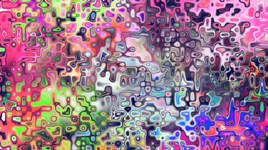 Yumuşak mor ve pembe tonlara sahip soyut organik hücresel doku, sıvı mozaik desen ve rüya gibi dijital yüzey