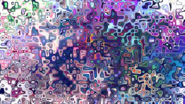 Yumuşak mor ve pembe tonlara sahip soyut organik hücresel doku, sıvı mozaik desen ve rüya gibi dijital yüzey