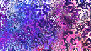 Yumuşak mor ve pembe tonlara sahip soyut organik hücresel doku, sıvı mozaik desen ve rüya gibi dijital yüzey