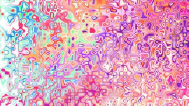 Yumuşak mor ve pembe tonlara sahip soyut organik hücresel doku, sıvı mozaik desen ve rüya gibi dijital yüzey