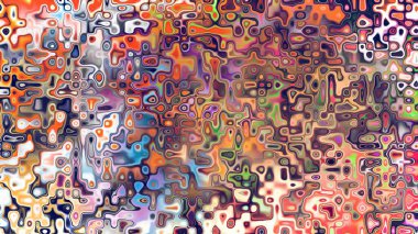 Yumuşak mor ve pembe tonlara sahip soyut organik hücresel doku, sıvı mozaik desen ve rüya gibi dijital yüzey