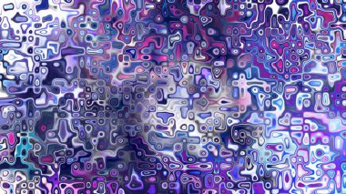 Yumuşak mor ve pembe tonlara sahip soyut organik hücresel doku, sıvı mozaik desen ve rüya gibi dijital yüzey