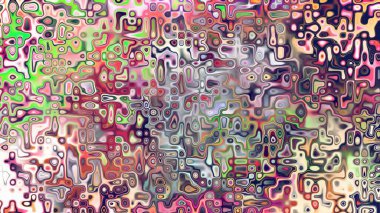 Yumuşak mor ve pembe tonlara sahip soyut organik hücresel doku, sıvı mozaik desen ve rüya gibi dijital yüzey