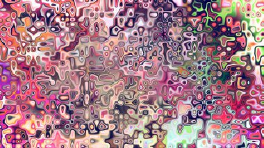 Yumuşak mor ve pembe tonlara sahip soyut organik hücresel doku, sıvı mozaik desen ve rüya gibi dijital yüzey