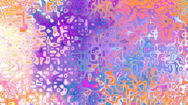 Yumuşak mor ve pembe tonlara sahip soyut organik hücresel doku, sıvı mozaik desen ve rüya gibi dijital yüzey