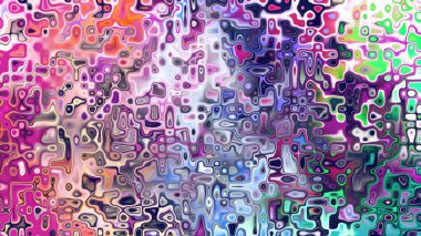 Yumuşak mor ve pembe tonlara sahip soyut organik hücresel doku, sıvı mozaik desen ve rüya gibi dijital yüzey