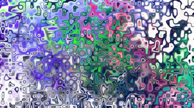 Yumuşak mor ve pembe tonlara sahip soyut organik hücresel doku, sıvı mozaik desen ve rüya gibi dijital yüzey