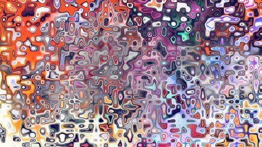 Yumuşak mor ve pembe tonlara sahip soyut organik hücresel doku, sıvı mozaik desen ve rüya gibi dijital yüzey