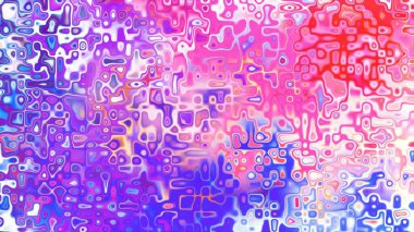 Yumuşak mor ve pembe tonlara sahip soyut organik hücresel doku, sıvı mozaik desen ve rüya gibi dijital yüzey