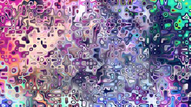 Yumuşak mor ve pembe tonlara sahip soyut organik hücresel doku, sıvı mozaik desen ve rüya gibi dijital yüzey