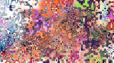 Yumuşak mor ve pembe tonlara sahip soyut organik hücresel doku, sıvı mozaik desen ve rüya gibi dijital yüzey