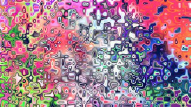 Yumuşak mor ve pembe tonlara sahip soyut organik hücresel doku, sıvı mozaik desen ve rüya gibi dijital yüzey