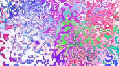 Yumuşak mor ve pembe tonlara sahip soyut organik hücresel doku, sıvı mozaik desen ve rüya gibi dijital yüzey