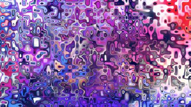 Yumuşak mor ve pembe tonlara sahip soyut organik hücresel doku, sıvı mozaik desen ve rüya gibi dijital yüzey