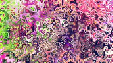 Yumuşak mor ve pembe tonlara sahip soyut organik hücresel doku, sıvı mozaik desen ve rüya gibi dijital yüzey