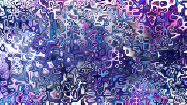 Yumuşak mor ve pembe tonlara sahip soyut organik hücresel doku, sıvı mozaik desen ve rüya gibi dijital yüzey