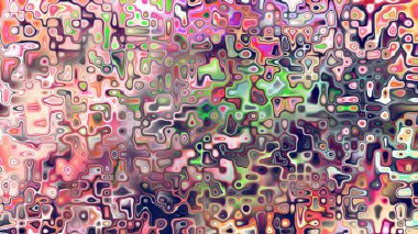 Yumuşak mor ve pembe tonlara sahip soyut organik hücresel doku, sıvı mozaik desen ve rüya gibi dijital yüzey