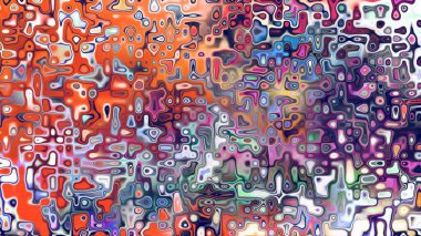 Yumuşak mor ve pembe tonlara sahip soyut organik hücresel doku, sıvı mozaik desen ve rüya gibi dijital yüzey