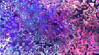 Yumuşak mor ve pembe tonlara sahip soyut organik hücresel doku, sıvı mozaik desen ve rüya gibi dijital yüzey