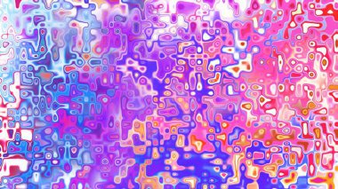 Yumuşak mor ve pembe tonlara sahip soyut organik hücresel doku, sıvı mozaik desen ve rüya gibi dijital yüzey