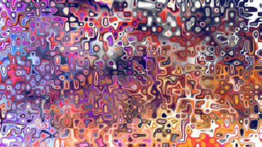 Yumuşak mor ve pembe tonlara sahip soyut organik hücresel doku, sıvı mozaik desen ve rüya gibi dijital yüzey