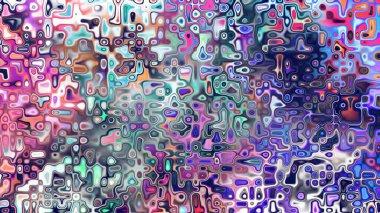 Yumuşak mor ve pembe tonlara sahip soyut organik hücresel doku, sıvı mozaik desen ve rüya gibi dijital yüzey