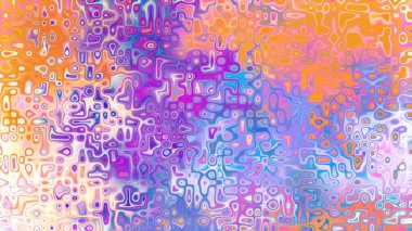 Yumuşak mor ve pembe tonlara sahip soyut organik hücresel doku, sıvı mozaik desen ve rüya gibi dijital yüzey