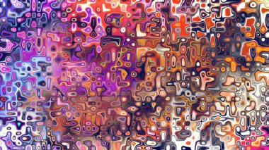 Yumuşak mor ve pembe tonlara sahip soyut organik hücresel doku, sıvı mozaik desen ve rüya gibi dijital yüzey