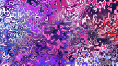 Yumuşak mor ve pembe tonlara sahip soyut organik hücresel doku, sıvı mozaik desen ve rüya gibi dijital yüzey