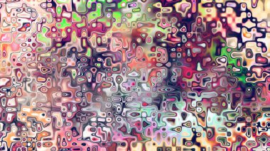 Yumuşak mor ve pembe tonlara sahip soyut organik hücresel doku, sıvı mozaik desen ve rüya gibi dijital yüzey