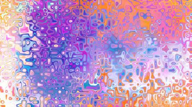 Yumuşak mor ve pembe tonlara sahip soyut organik hücresel doku, sıvı mozaik desen ve rüya gibi dijital yüzey