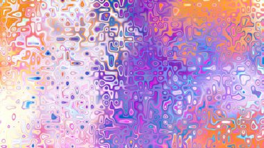 Yumuşak mor ve pembe tonlara sahip soyut organik hücresel doku, sıvı mozaik desen ve rüya gibi dijital yüzey