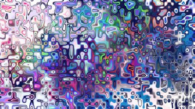 Yumuşak mor ve pembe tonlara sahip soyut organik hücresel doku, sıvı mozaik desen ve rüya gibi dijital yüzey