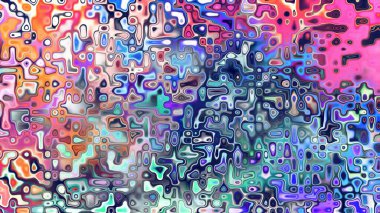 Yumuşak mor ve pembe tonlara sahip soyut organik hücresel doku, sıvı mozaik desen ve rüya gibi dijital yüzey