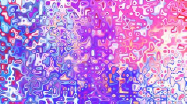 Yumuşak mor ve pembe tonlara sahip soyut organik hücresel doku, sıvı mozaik desen ve rüya gibi dijital yüzey