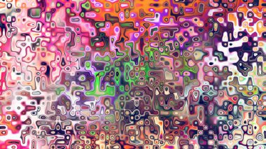 Yumuşak mor ve pembe tonlara sahip soyut organik hücresel doku, sıvı mozaik desen ve rüya gibi dijital yüzey