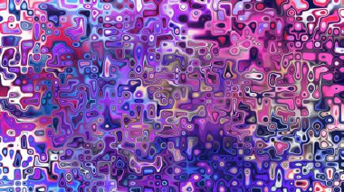 Yumuşak mor ve pembe tonlara sahip soyut organik hücresel doku, sıvı mozaik desen ve rüya gibi dijital yüzey