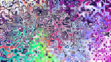 Yumuşak mor ve pembe tonlara sahip soyut organik hücresel doku, sıvı mozaik desen ve rüya gibi dijital yüzey